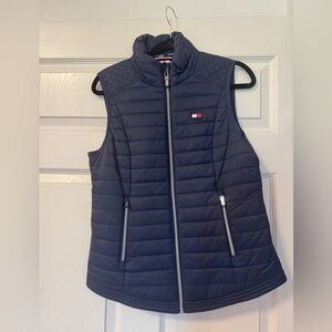 Tommy Hilfiger Women's Dark Blue Quilted Vest